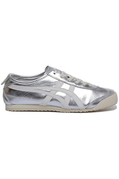 Onitsuka Tiger Mexico 66 – Silver & Off White Lifestyle Trainers for Men & Women