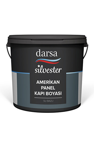 DARSA Su Bazlı Amerikan Panel Kapı Boyası 0,85 LT – Beyaz | Ahşap Kapılar İçin Son Kat Boya