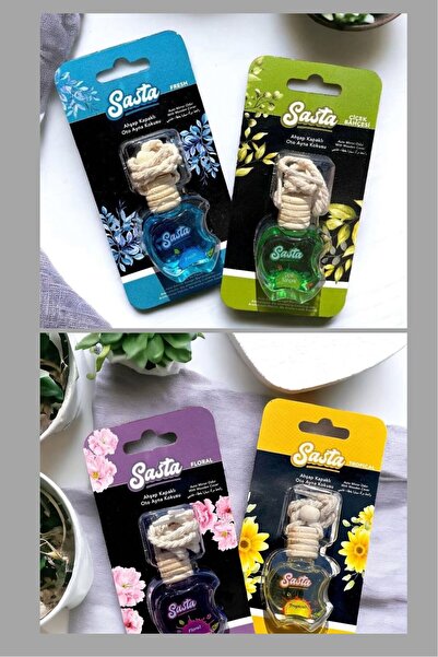 Sasta LİSANSLI ARAÇ KOKUSU KALICI FRESH, ÇİÇEK BAHÇESİ, FLORAL VE TROPİCAL 4 ...
