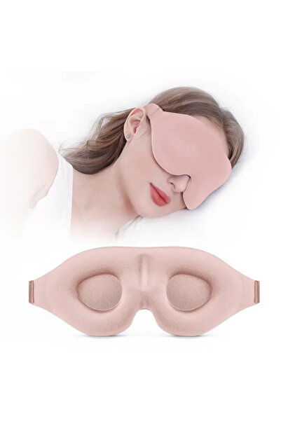 zeinapp قناع نوم قطني فائق النعومة ثلاثي الأبعاد للجنسين قابل للغسل ومضاد للض...