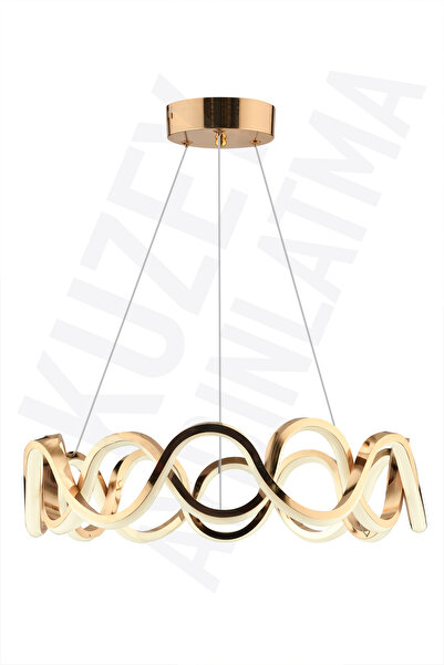 KUZEY AYDINLATMA ORKİDE SADE 3 lü RENK LEDLİ KUMANDALI MODERN AVİZE