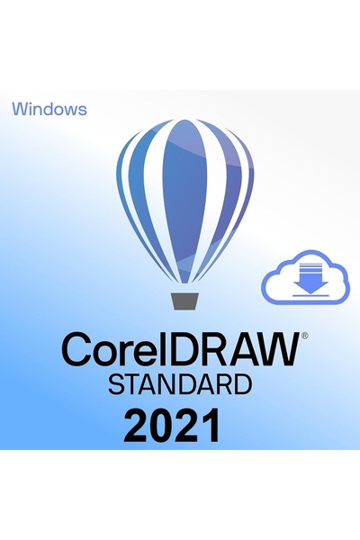 COREL CorelDRAW Standard 2021 (Windows) - 1 PC Süresiz Dijital Kod