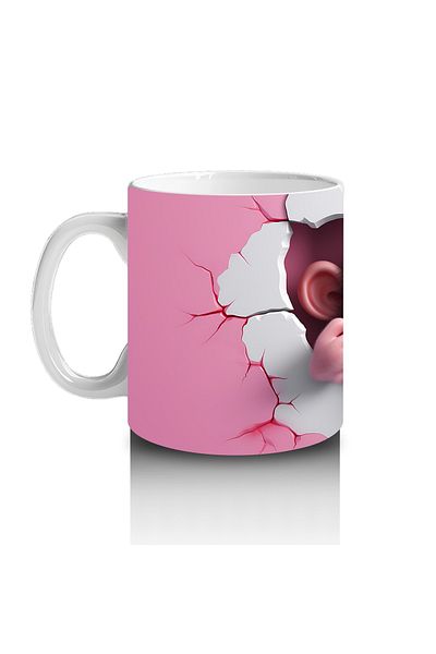 Luluyen Curious Monkey Mug Cup That Looks through the Wall to Make Children Love Milk
