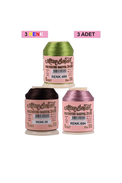 Royaleks 3 Pieces of Gold Spike and Lace Rope 20 g - - No: 029 - 694 - 489