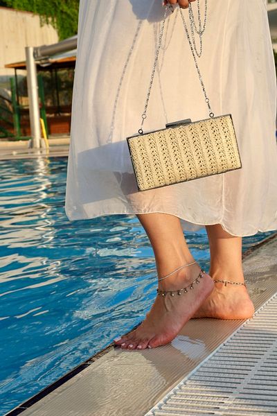Blacktavern Wick Knit Small Clutch Bag