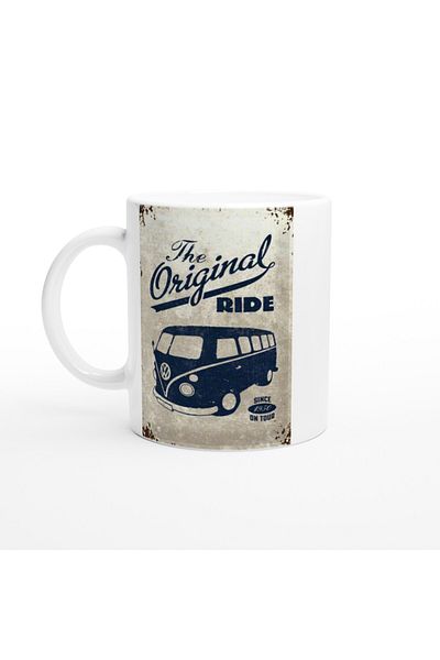 Luluyen The Original Ride Retro Minibus Printed Mug