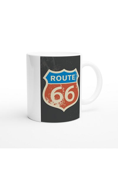 Luluyen Route 66 Icon Printed Mug