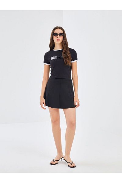 LC Waikiki Blais Women's Elastic Waist Plain Skirt