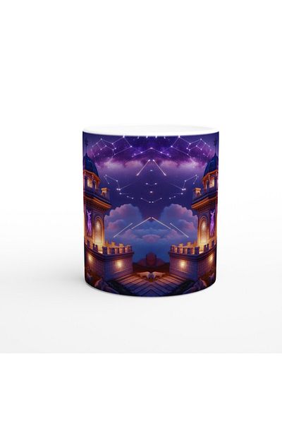 Luluyen Sagittarius Printed Coffee Mug - Kingdom of the Zodiac Castles Vs1