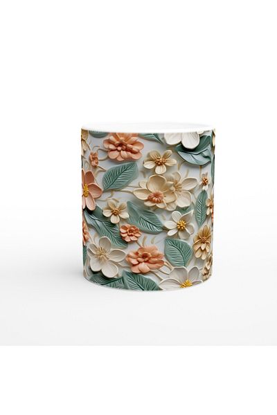 Luluyen Soft Spring Floral Mug