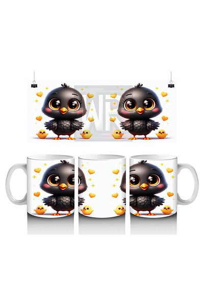 Luluyen Little Raven Mug Cup That Makes Children Love Milk