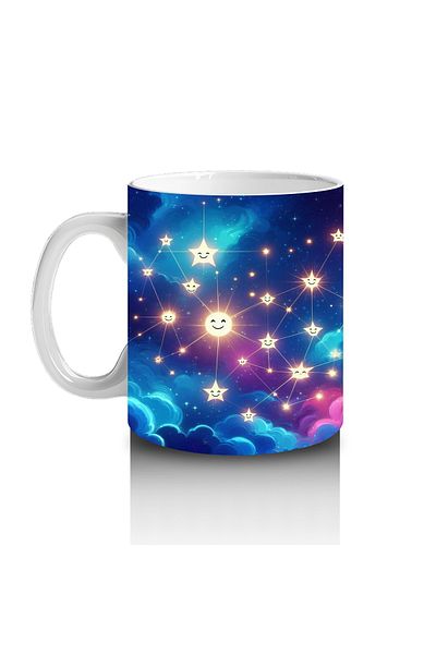 Luluyen Sparkling Starburst Mug Cup That Makes Children Love Milk
