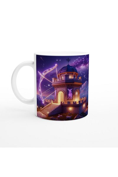 Luluyen Sagittarius Printed Coffee Mug - Kingdom of the Zodiac Castles Vs1