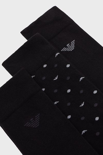 Emporio Armani Lgoolu Stretch Bumbac 3 pachete șosete lungi pentru bărbați ȘOSETE EM000554 AF18145 MC364