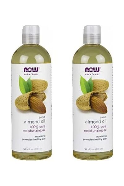 Now Foods ناو زيت اللوز الحلو النقي الاصلي 118 مل 2 قطعه