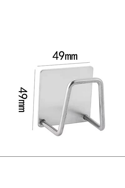 MR RZN STORE Self Adhesive Steel Drain Rack , Hanger - Lisinya