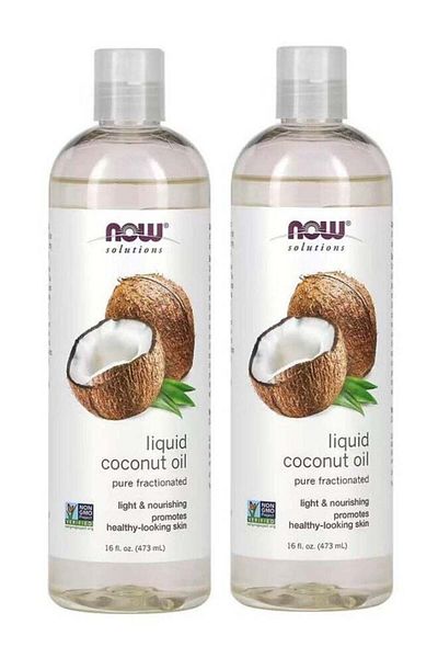 Now 2Pcs Liquid Coconut Oil 473 ml