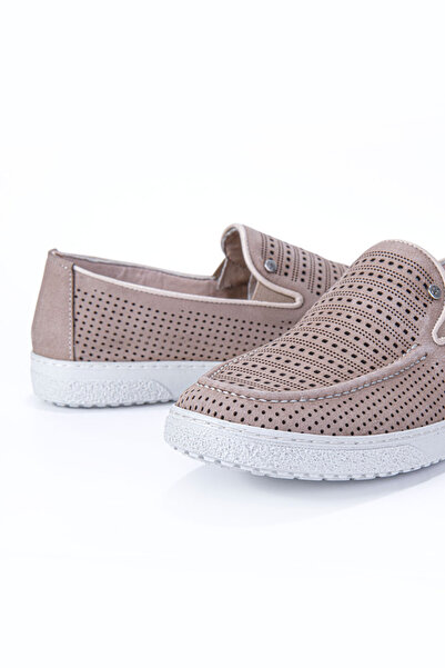 Vantaggio Ανδρικά Loafer παπούτσια Fuze Sand Nubuck 100% γνήσιο δέρμα