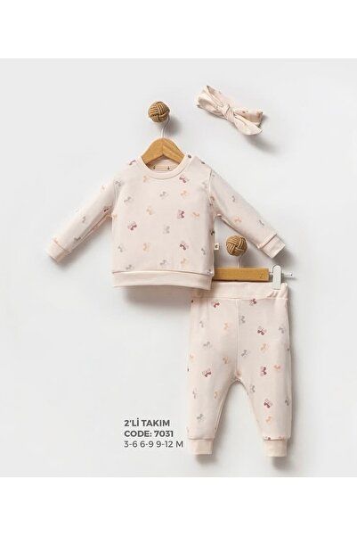 Kidsella 100% Organic Butterfly Pattern Hair Band Double Set