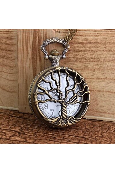 ForWhat Gift Tree of Life Motif Chain Watch for Office Home Office Man