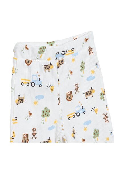 ebebek Hello Baby HelloBaby Yenidoğan Erkek Bebek Patiksiz Alt İnterlok Ekru