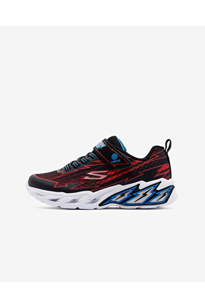 SKECHERS LIGHT STORM 2.0 BOLT-BRIGHTS Büyük Erkek Çocuk Siyah Işıklı Spor Ayakkabı 400149L BKRD
