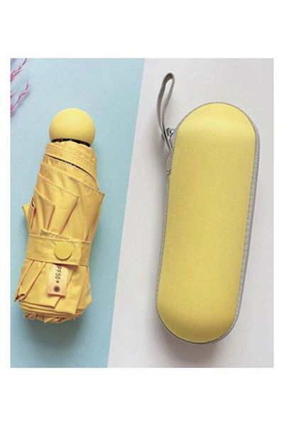Generic Capsule Umbrella Yellow