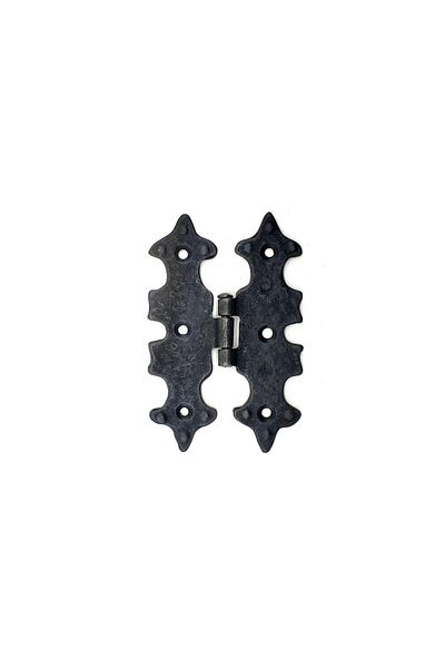 Skygo Antique Style Decorative Brass Tulip Hinge - 104X77 Mm, Oxide