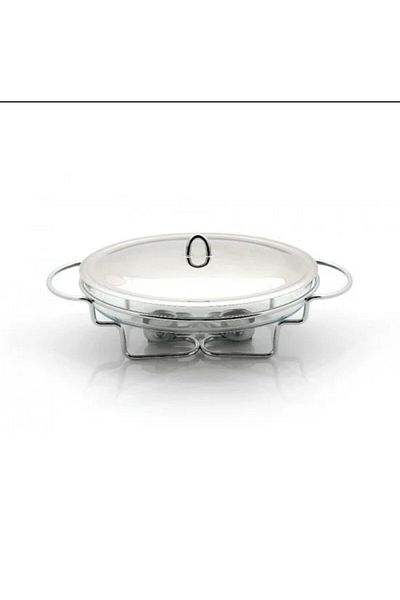 Other Candle Buffet Warmer - Stainless Steel with Lid