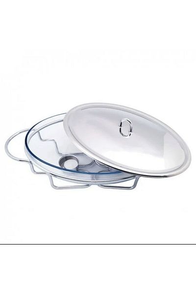 Other Candle Buffet Warmer - Stainless Steel with Lid
