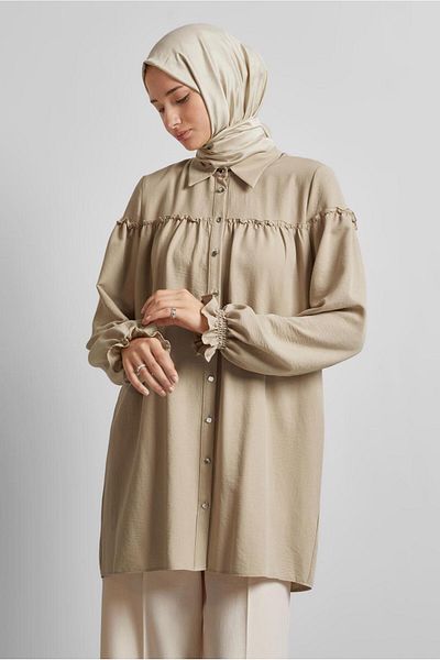 Alvina Shirt Collar Tunic 45690