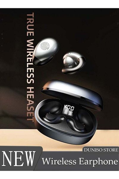 fun zone DUNISO Wireless Headphones Bluetooth 5.3 Ear Clip Earphones