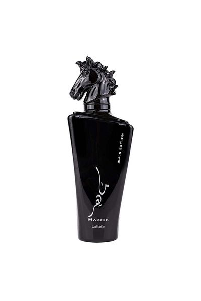 lattafa Maahir Black Edition Eau de Parfum, Lattafa, Men - 100ml