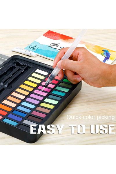 Lumely 36 Colors Watercolor Pen,Pigment Drawing Set,Premium Quality,Goft for Artists,Students,Kids