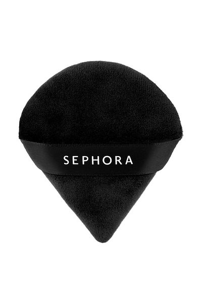 SEPHORA COLLECTION Powder Puff Black – Soft, Reusable Puff for Seamless Powder Application