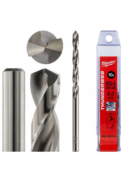 Milwaukee (z)Wiertła do metalu HSS-G Thunderweb 4,0 (10)