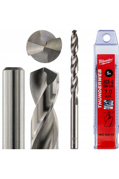Milwaukee (z)Wiertła do metalu HSS-G Thunderweb 7,0 (5)