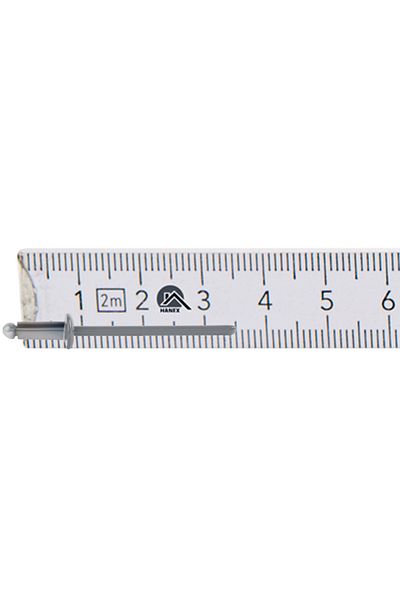Inna marka Nity otwarte aluminiowe 3,2x8mm RAL9006
