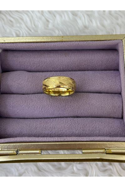 BY YASİN TOPÇU Crystal Cage Steel Ring (18 Sizes)