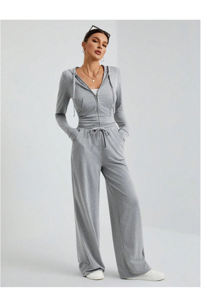 yx yustex sport Γυναικείο μαύρο παντελόνι μεγάλου μεγέθους, φαρδιά γραμμή, ελ...