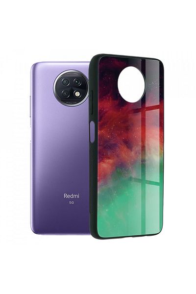 Techsuit Case for Xiaomi Redmi Note 9T 5G - Glaze Series - Fiery Ocean