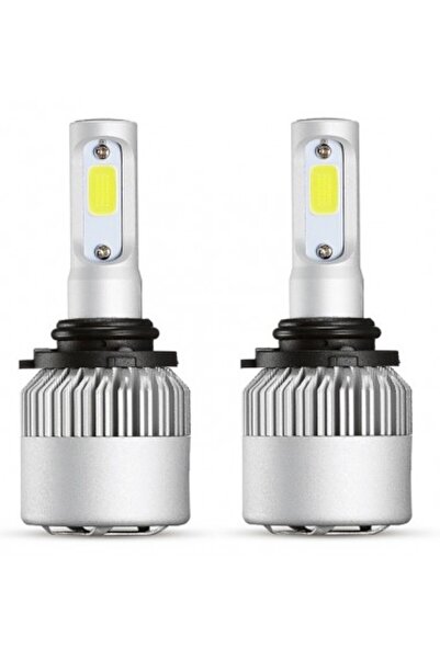 Xenon Bright Set de 2 LED-uri HB4 COB Canbus pentru faruri auto, putere 72W, ...