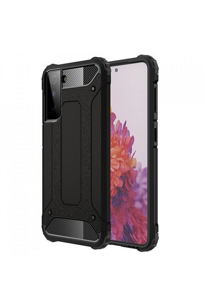 Techsuit Case for Samsung Galaxy S21 5G - Hybrid Armor - Black