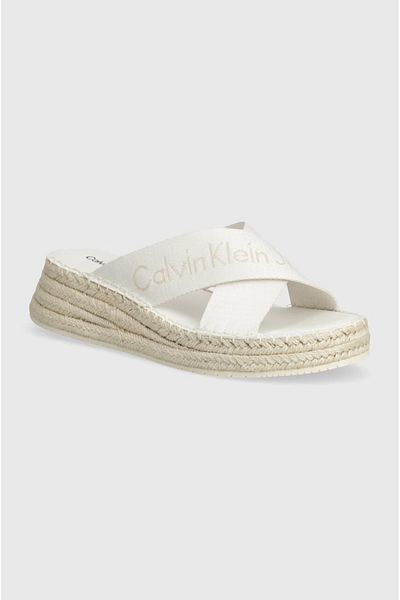 Calvin Klein papuci SPORTY WEDGE ROPE SANDAL MR