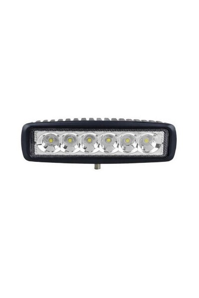 Xenon Bright LED Авто Офроуд Проектор 18W/12V-24V, 1320 Лумена, Дължина 16 см...