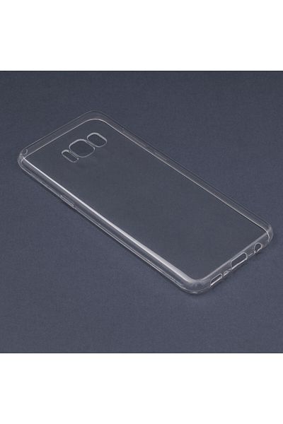 Techsuit Samsung Galaxy S8 Plus Case - Clear Silicone - Transparent
