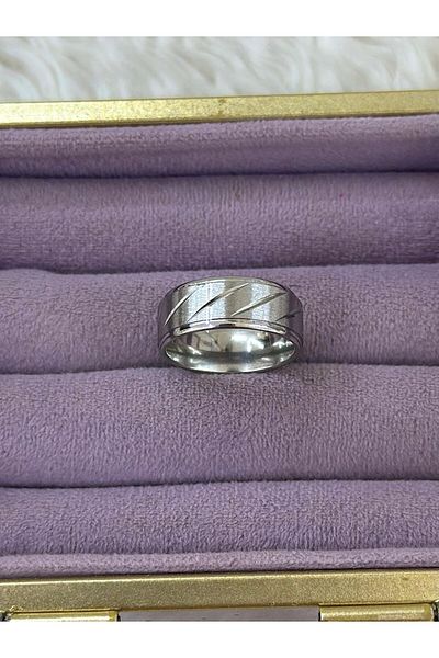 BY YASİN TOPÇU Free Wind Steel Ring (Size 16)