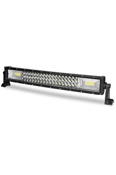 Xenon Bright Bară LED curbată automat, 324W, LED-uri pe 3 rânduri, 12V-24V, 22680 lumeni, 21,5"/54,6 cm, fascicul combinat 12/60 grade