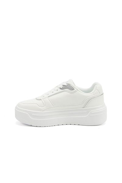 U.S. Polo Assn. Women's White Low-Top Sneakers - Style that Moves, Comfort that Lasts