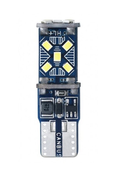 Xenon Bright LED автомобилна крушка Canbus T10 с 15 SMD 2016 12V T10-2016-15SMD